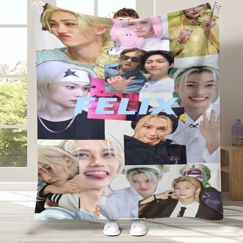 Modern Korean Lifestyle - ผ้าห่มฟลานเนล SK รุ่น F-Felixs Star Lee
